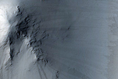 Light and Dark Slope Streaks in MOC S05-01802