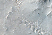 Crater Chain from Highly Oblique Impact