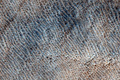 Layered Deposit in Hellas Planitia