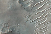 Terra Sabaea Central Pit with Bedforms