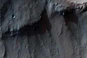 Wallrock and Layering Contact in West Candor Chasma