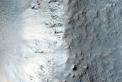 Fresh Crater Less than 1 Kilometer Diameter in Chaos Terrain