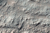 Eastern Portion of Diverse Colorful Ejecta Blanket in Terra Cimmeria 