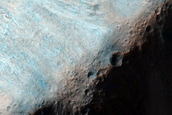 Possible Phyllosilicate Outcrop in Walls South of Aurorae Chaos