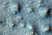 Mounds and Pits East of Bamberg Crater