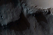 Wallrock and Layering Contact in West Candor Chasma