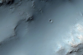 Channels near Flaugergues Crater