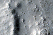 Crater in Marte Vallis