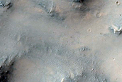 Crater Ejecta in Tyrrhena Terra