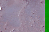 Lava Embaying Highlands in Daedalia Planum