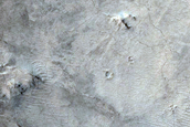 Ridges and Layers on Crater Floor near Nilosyrtis Mensae