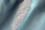 Candor Chasma Dune Change Detection