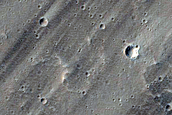 Candidate Recent Impact Site near Uranius Tholus