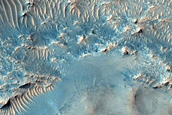 Mounds in Southern Jezero Crater