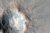 Recent Crater on Northern Plains