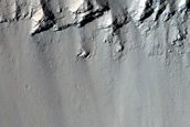 Collapse Pit in Graben with Ice Fill