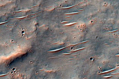 Valley in Crater