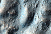 Impact Crater with Central Peak in Arabia Terra