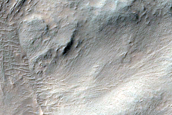 Monitor Crater on Floor of Western Coprates Chasma