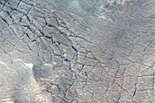 Cracks near Nili Fossae