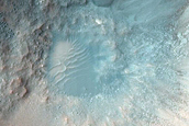 Monitor Slopes of Impact Crater near Mawrth Vallis