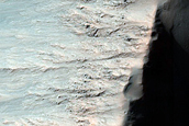Monitoring Southern Coprates Chasma Ridge Slopes