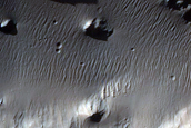 Western Edge of Crater in Northeast Hesperia Planum