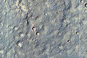 Overspill Region on Margin of Orson Welles Crater
