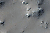 Branching Channel Southwest of Nicholson Crater