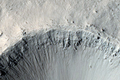 Well-Preserved Mid-Latitude Impact Crater