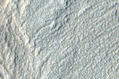 Peanut-Shaped Crater with Glacial Fill