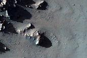Western Portion of Crater in Baldet Crater
