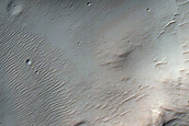 Mound on Terra Cimmeria Crater Rim