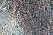 Atypical Pit Crater in Ancient Terrain near Elysium Mons