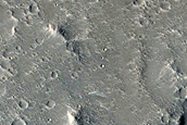 Circular Depression and Outlet in Hebrus Valles