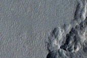 Scarps in Milankovic Crater