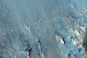 Collapse Terrain South of Orson Welles Crater