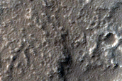 Lava Flow on Southeast Flank of Olympus Mons