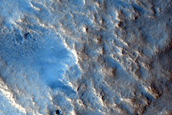 Northern Plains Crater Rim Material