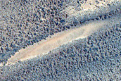 Mounds on North Polar Residual Ice atop Dunes