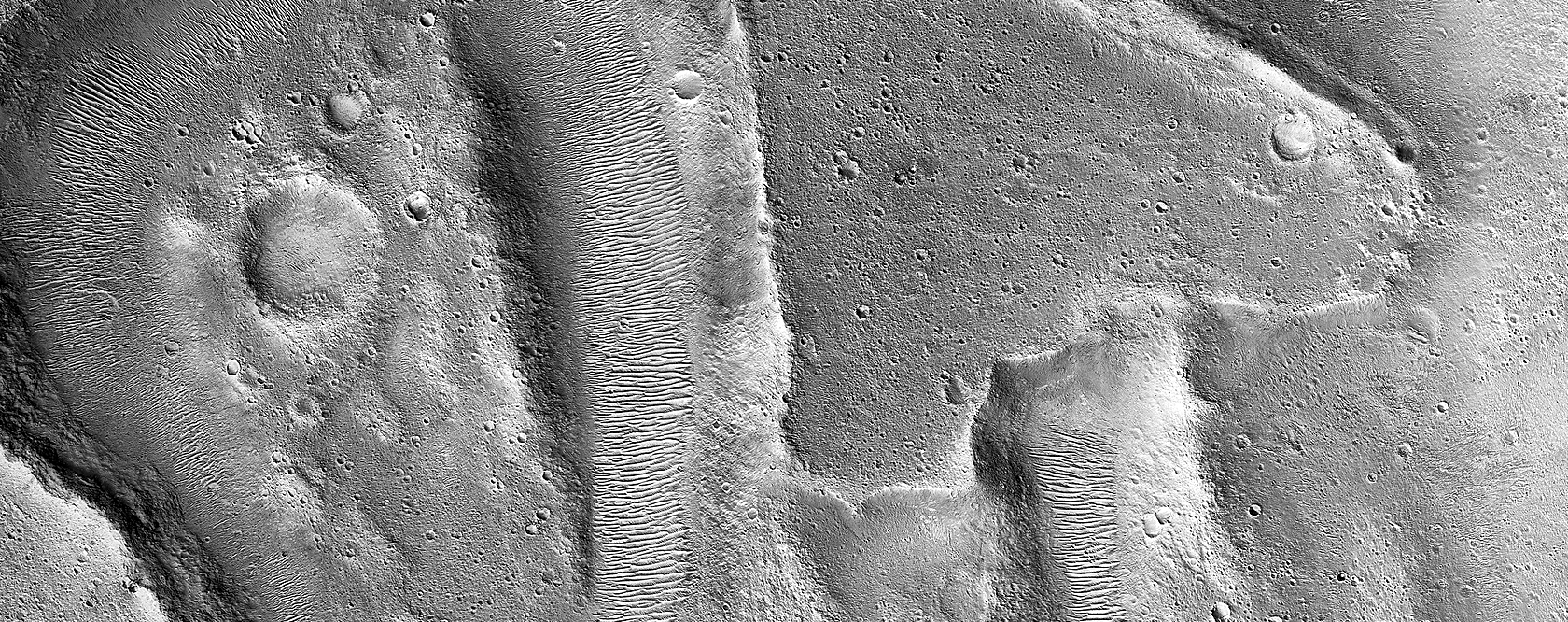 Εδαφικοί σχηματισμοί στην Κοιλάδα του Άρη (Ares Vallis)