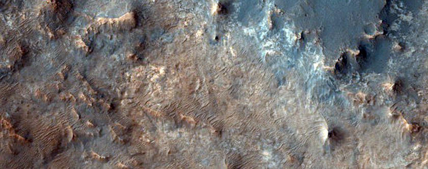 Layer Exposures around Mawrth Vallis