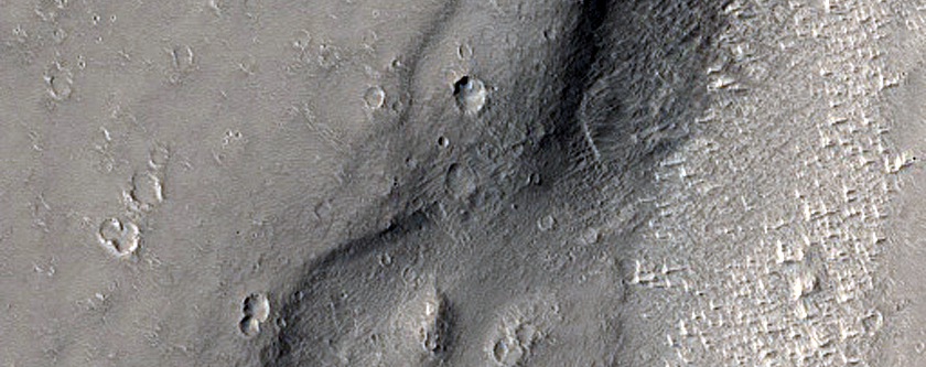Potential Channel in Gusev Crater