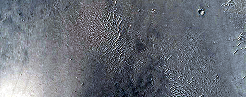 Ridges in Terra Sabaea
