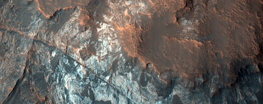 Layered Butte near Mawrth Vallis