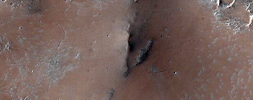 Terrain South of Schiaparelli Crater