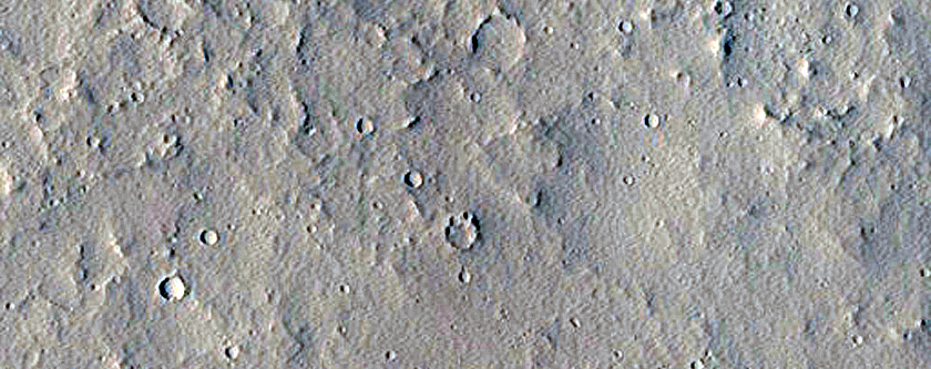 Impact Crater at Lava Flow Margins