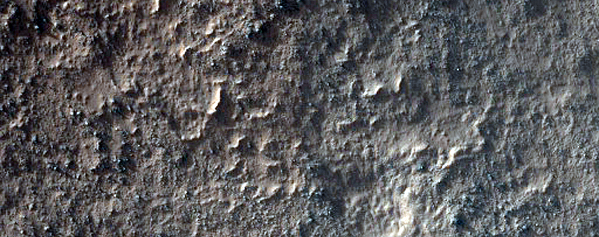 Massif Exposure North of Hellas Planitia