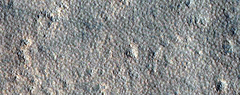 Pitted Crater Ejecta