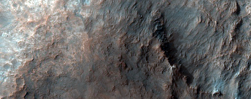 Olivine-Rich Massif in Northeast Hellas Planitia